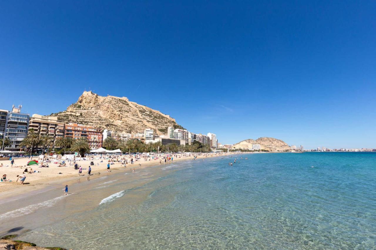 Alicante Colorful Center Bajo Leilighet Eksteriør bilde